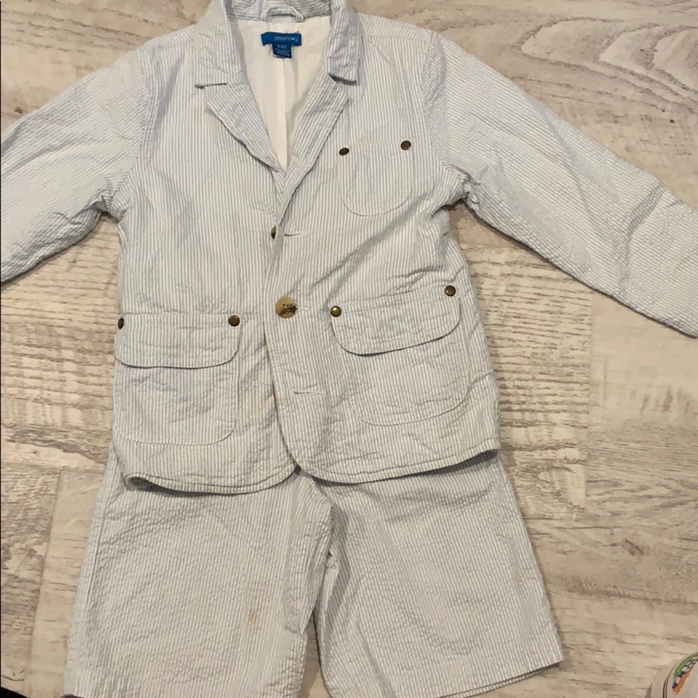 Sear sucker jacket -shorts